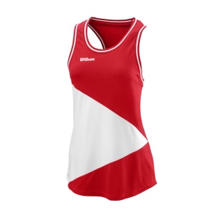 Wilson Tennis Tank Team II 2021 red/white Women